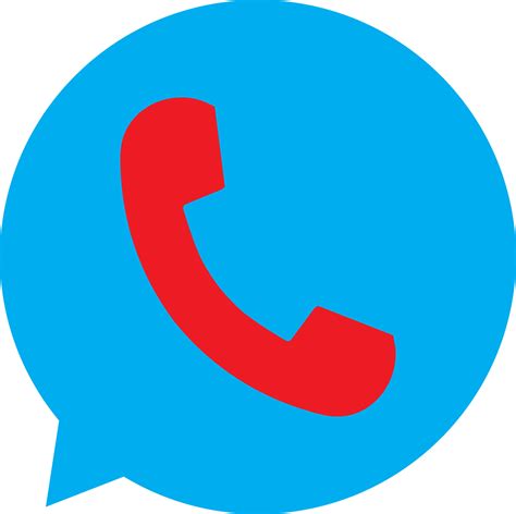 Red And Blue Whatsapp Logo 24224959 Vector Art At Vecteezy