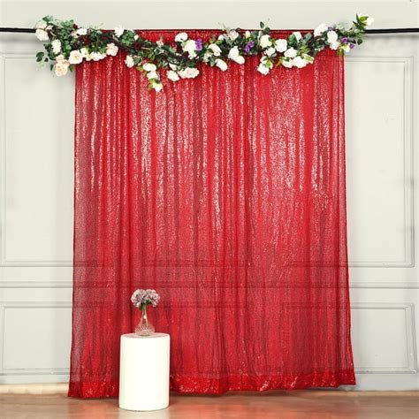 Efavormart 8ft Sequin Photo Booth Backdrop Photography Backdrop With