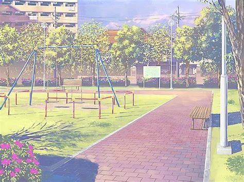 Image Result For Anime Playground Scenery Background Anime Places