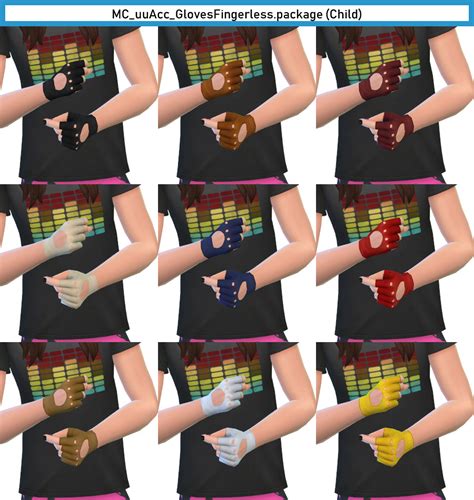 Sims 4 Fingerless Gloves Male Images Gloves And Descriptions