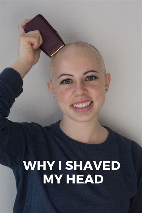 Why I Shaved My Head Dorin Azérad Shaved head women Shave my head Shaved hair women