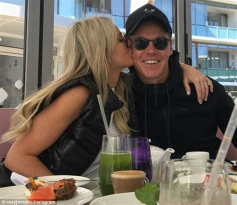 roxy jacenko and oliver curtis loved up breakfast display daily mail online