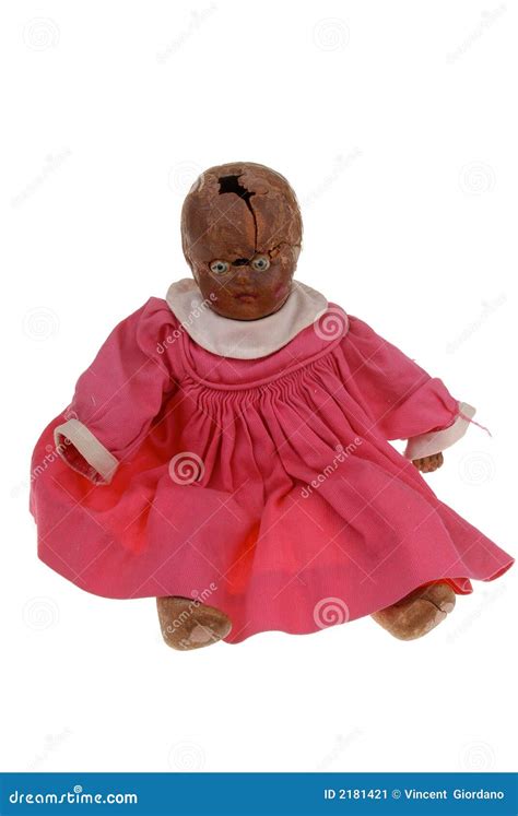 Strange Vintage Baby Doll Stock Image Image Of Face Play 2181421