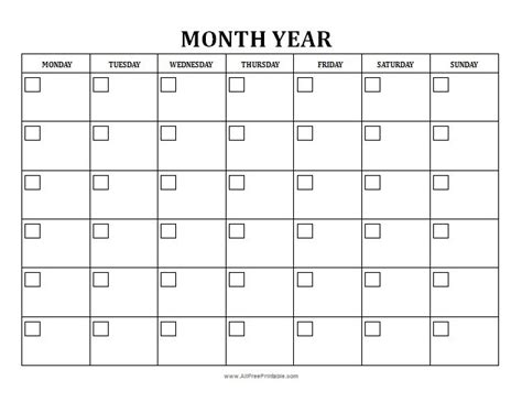 Print Calendars By Month You Can Write On Photo Calendar Template 2022