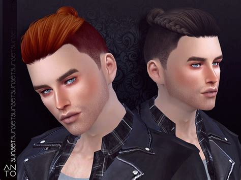 Sims 4 Cc Male Ponytails Updo Hair Mods All Free Fandomspot