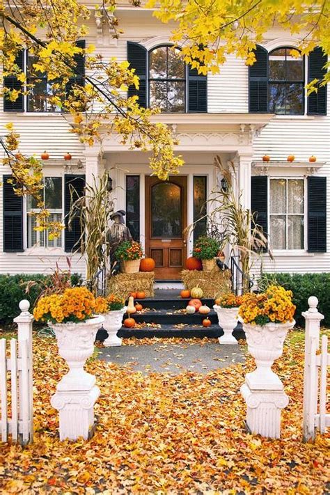 Beautiful Front Porch Decor All Things Fall Pinterest