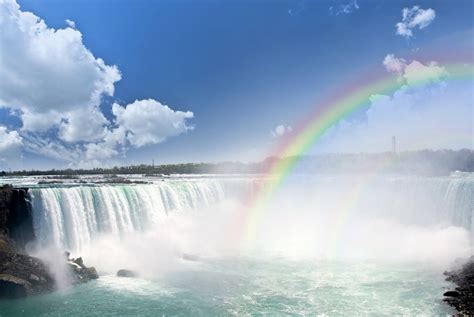 Download Niagara Falls With Rainbow Wallpaper