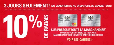 Maybe you would like to learn more about one of these? Zellers: Economisez 10% avec votre carte HBC Mastercard opu carte de crédit HBC - 3 jours ...
