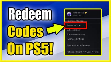 How To Redeem Ps Plus Code And T Cards On Ps5 Easy Method Youtube