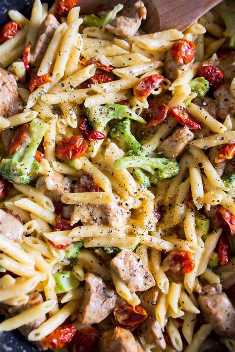 So for example i used cooked spaghetti in place of noodles, leftover roast pork and some cooked chorizo. The one pot cheddar cajun pork pasta is packed full of broccoli, slow roasted cherry tomatoes ...