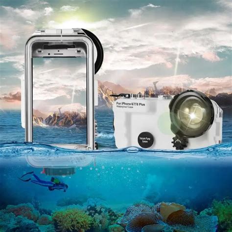 40m130ft Underwater Camera Waterproof Diving Case For Iphone 6 7 8