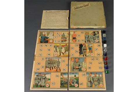 A Second World War Nazi German Board Game Soldaten Spiel Comprising