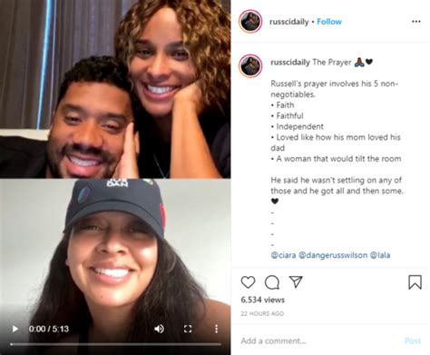 Tears Of Joy Ciara Cries After Russell Wilson Reveals His ‘prayer’ Fans Swoon Over His