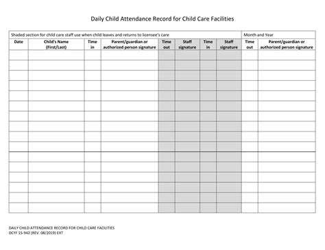 Dcyf Form 15 942 Fill Out Sign Online And Download Fillable Pdf