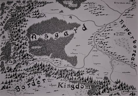 Conan Map Of Asgard And Surrouding Realms By Oldschooldndgamer On