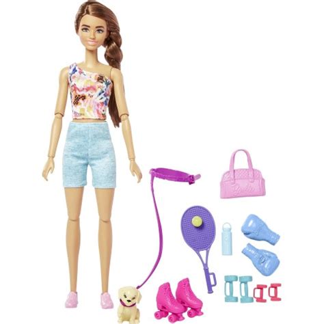 Mattel Barbie Wellness Doll Workout Gkh73 Hkt91 Toys Shopgr