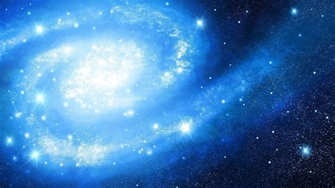 The night sky in stars and blue galaxies. 91+ Blue Galaxy Wallpapers on WallpaperSafari