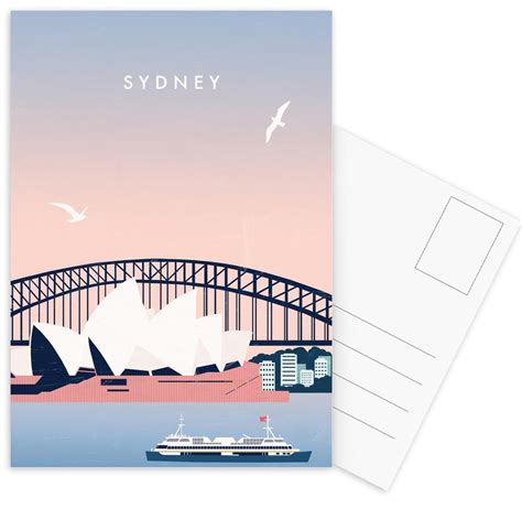Sydney Postkartenset JUNIQE