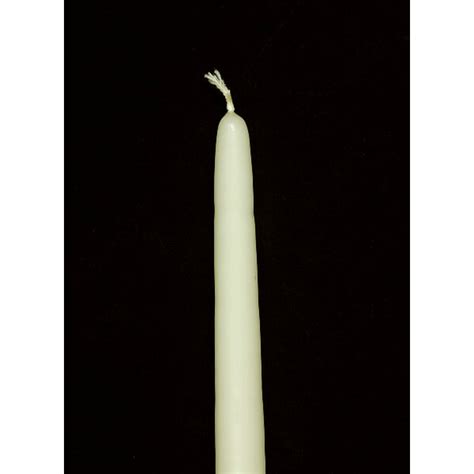 Ivory 15 Inch Taper Candles 12 Candles