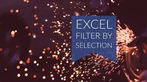 Filter By Selection Excel Tips Mrexcel Publishing