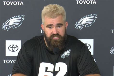 Jason Kelce Explains Why He Colored His Hair Blond Bleeding Green Nation