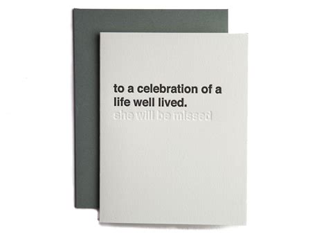 to a celebration of a life well lived (she will be missed) | Life well