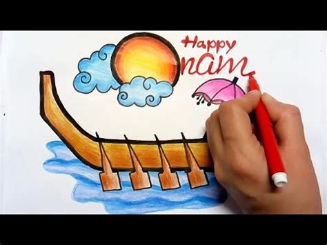 As you know, xmas is on december; how to make onam festival poster step by step for kids ...