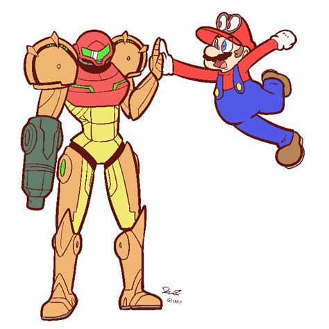 Mistersaturn123 Posts Art And Things — It’s A Good Time To Be A Metroid And A Mario Fan