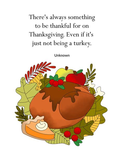 3 Free Printable Short Funny Thanksgiving Quotes For A Smile Freebie