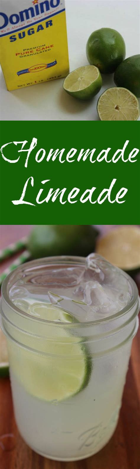 Homemade Limeade Homemade Limeade Has All The Crisp Cool Refreshment