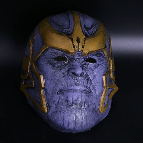 2018 avengers infinity war thanos cosplay helmet mask full latex masks and eye masks