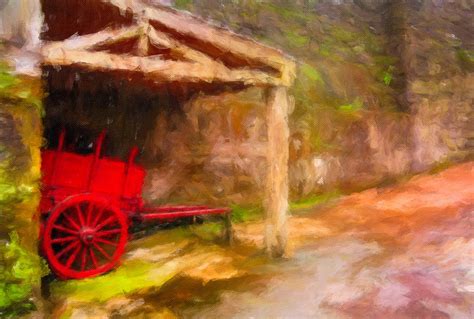 The Red Bullock Cart Digital Art By Eduardo Tavares Fine Art America