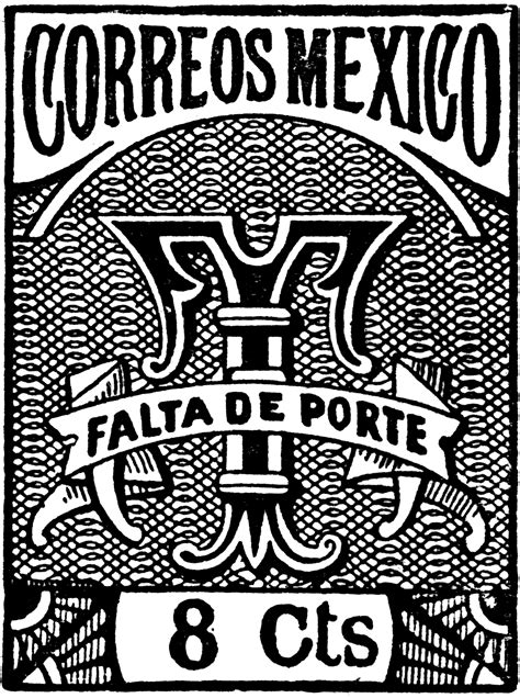 With stamps.com, you have all the functions of the post office™ right on your how to mail a letter using stamps.com. Mexico 8 Cts Unpaid Letter Stamp, 1891-1892 | ClipArt ETC