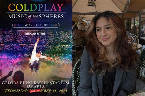 Profil Rahmania Astrini Special Guest Konser Coldplay Di Indonesia