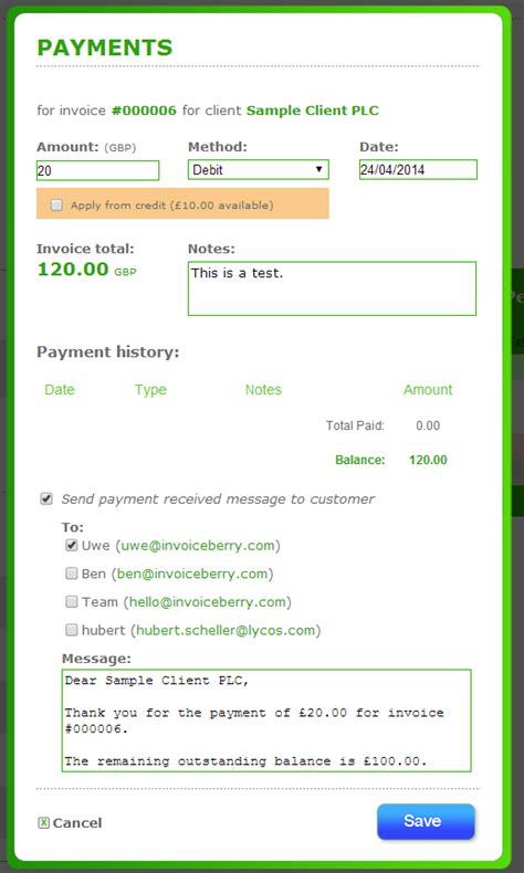 Payment Received Messages Say Thank You To Your Customers
