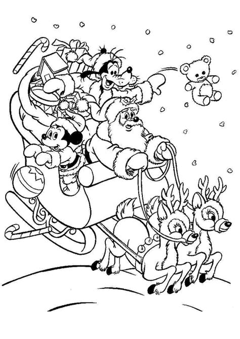 Kerstmis Kleurplaat Disney Coloring Pages Christmas Coloring Sheets