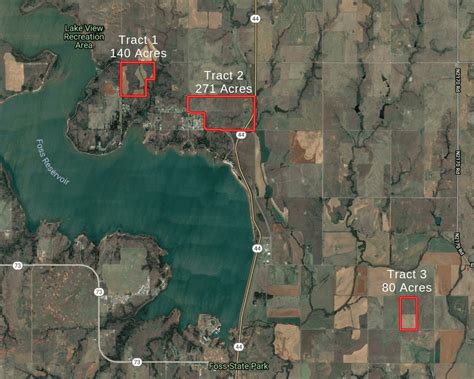 Oklahoma Hunting And Ranch Land ±500 Acres With Foss Lake Views