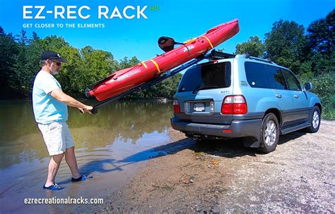 Loading Kayak On Truck Roof Rack Loading A Kayak With A Wheeleez Cart