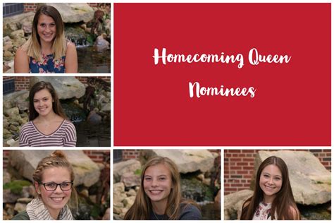 Homecoming Queen Nominees Cardinal Chronicle
