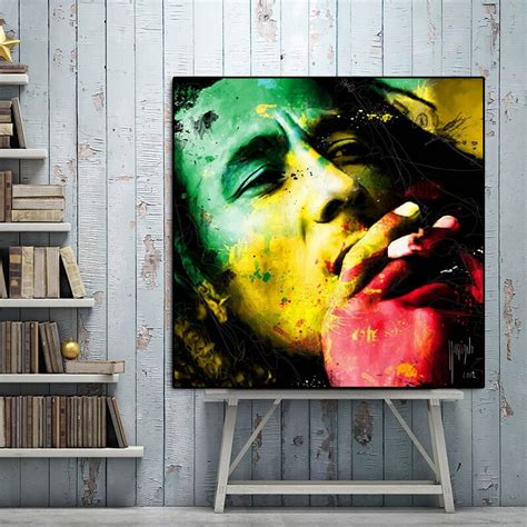 Reliabli Watercolor Print Portrait Poster Einstein Canvas Painting Wall Modern Art Colorful
