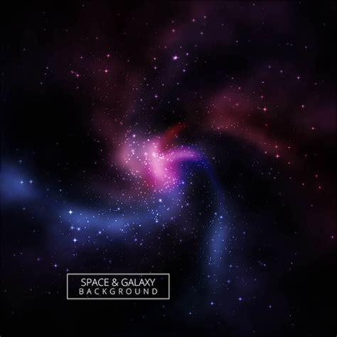Free Vector Colorful Nebula Galaxy Background