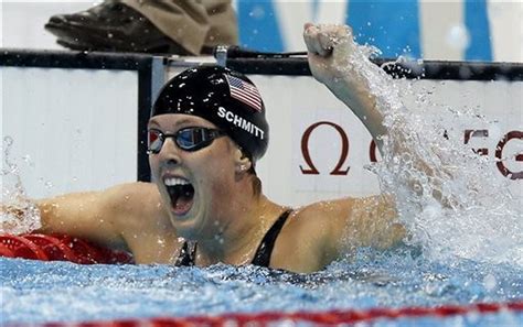 London Olympics Allison Schmitt Takes Gold Sets Olympic Record