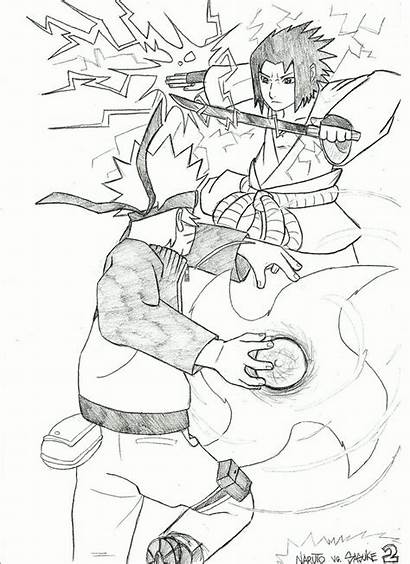 Naruto Sasuke Drawing Asten Getdrawings
