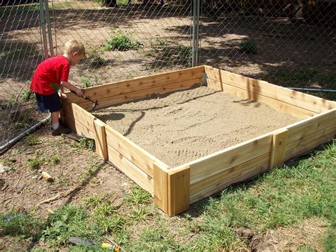 Homestead Roots Sandbox For Addies Birthday Could Also Be A Raised