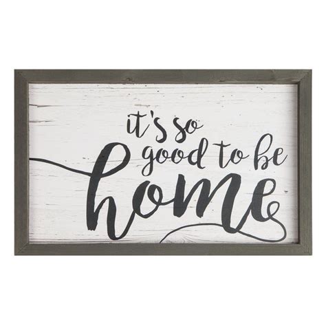 Farmhouse Frame Its So Good To Be Home Framed Textual Art Print On