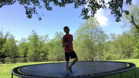 How To Land A Front Flip On A Trampoline Youtube