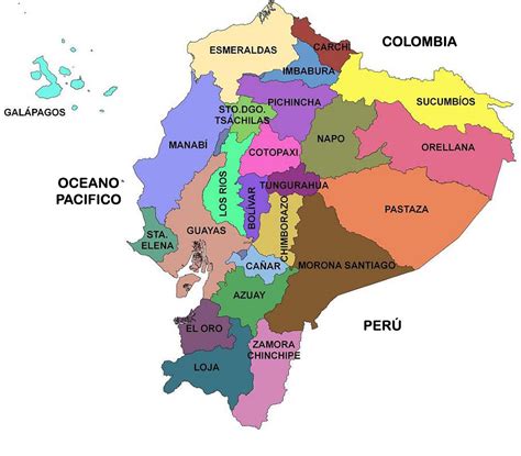 Mapa Economico Del Ecuador Actualizado