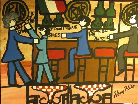 Henry Hill Goodfellas Original Painting Billy Batts Homecoming Party