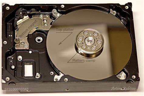 Hdd From Inside Hard Drive Main Parts