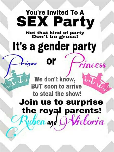 Invitation Gender Party Sex Party Invitations